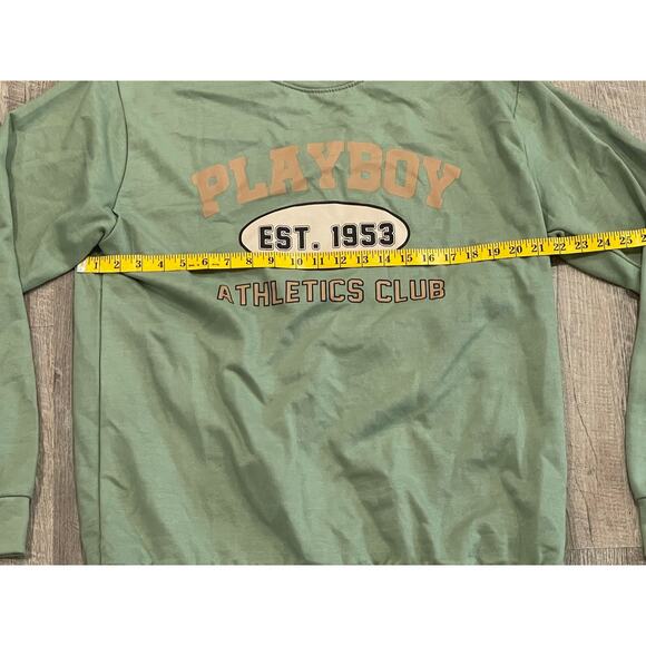 Playboy Sweatshirt - Crewneck - Green - XL - NWOT - Picture 4 of 5